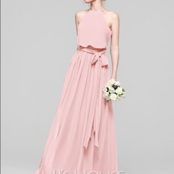 Blush Bridesmaids Dress - Picture 1 of 7